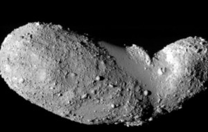 Asteroid Itokawa.