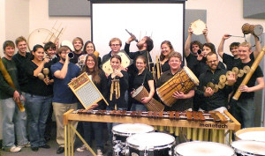 NAU percussion ensemble