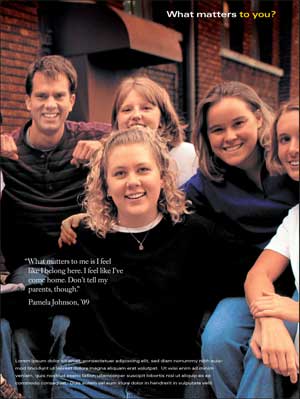group of marketing students