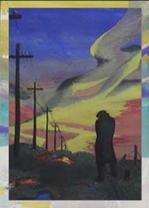 Woodman painting