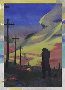 Woodman painting