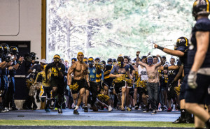 running of the freshmen