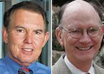 Honorary degree recipients Jeffrey Trent and Robert Breunig