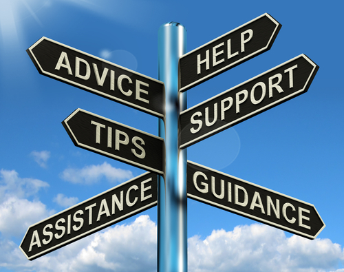 Advice, Help, Tips, Support, Assistance, Guidance