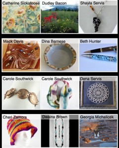 Collage of community art pieces