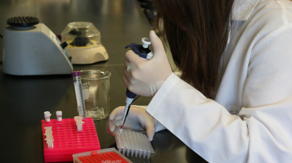 Tests done in the lab