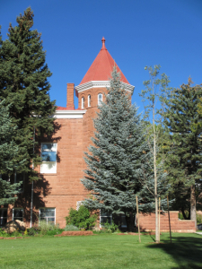The east side of Old Main