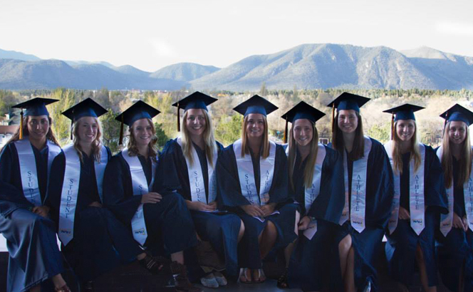 NAU's 2014 Female Swim & Dive graduates