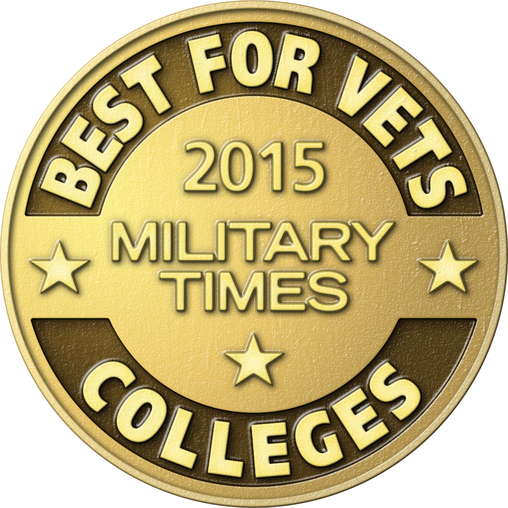 2015 Military Times Best For Vets Colleges badge