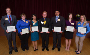Distinguished seniors and their awards