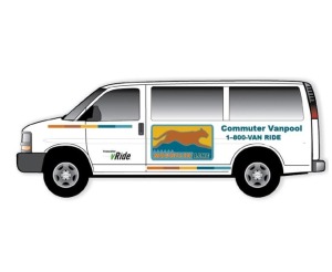 Commuter Vanpool bus