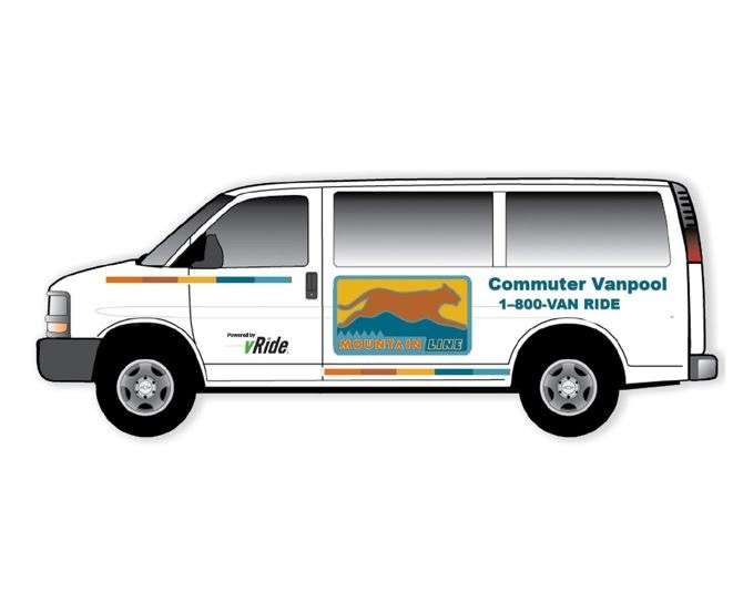 Commuter Vanpool bus