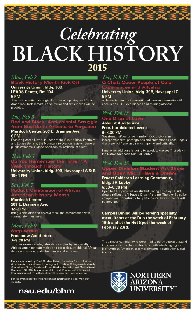 Celebrating Black History 2015 at NAU