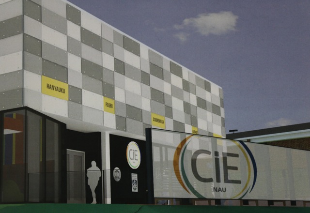 Rendering of the International Pavilion
