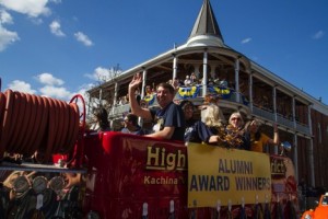 Alum Award Winners Float