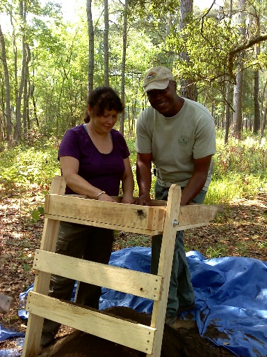 Dr. Moses and Tiny in South Carolina