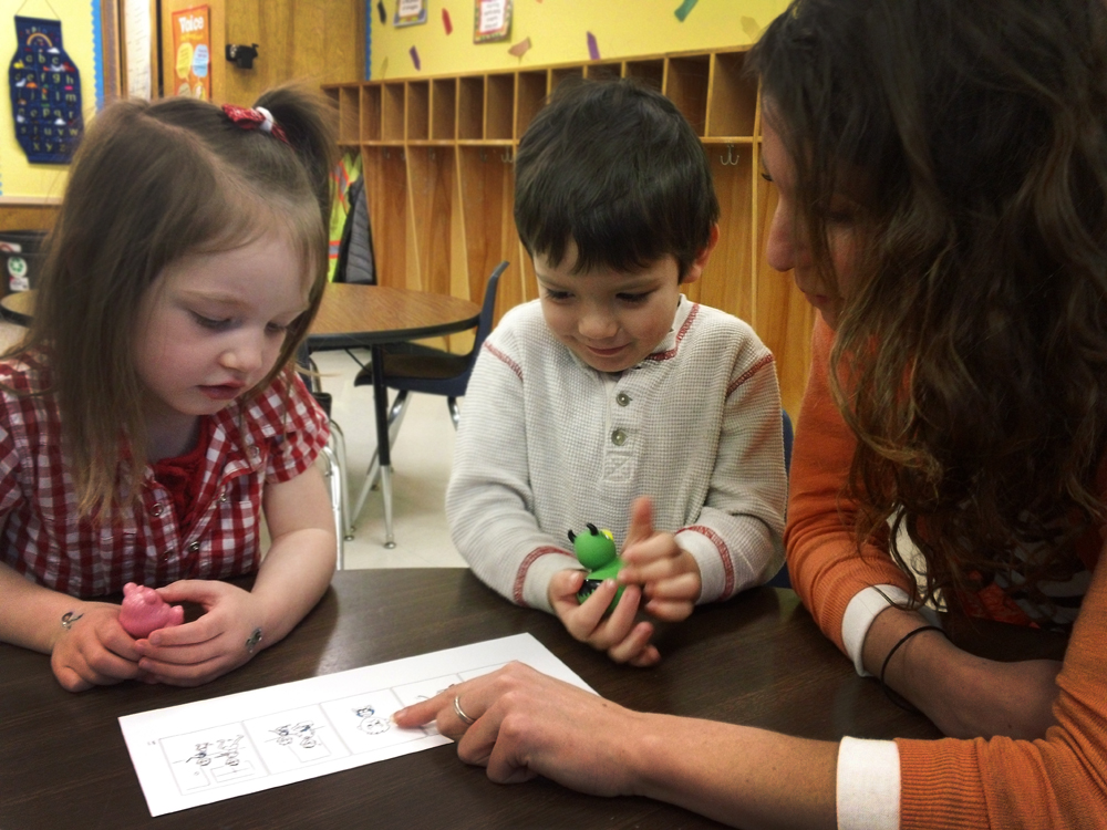Children in the classroom