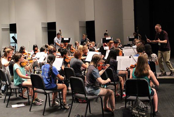 Curry Music Camp orchestra