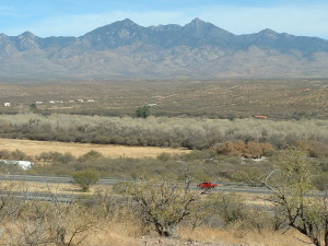 Santa Rita Mountains and Santa Cruz Valley