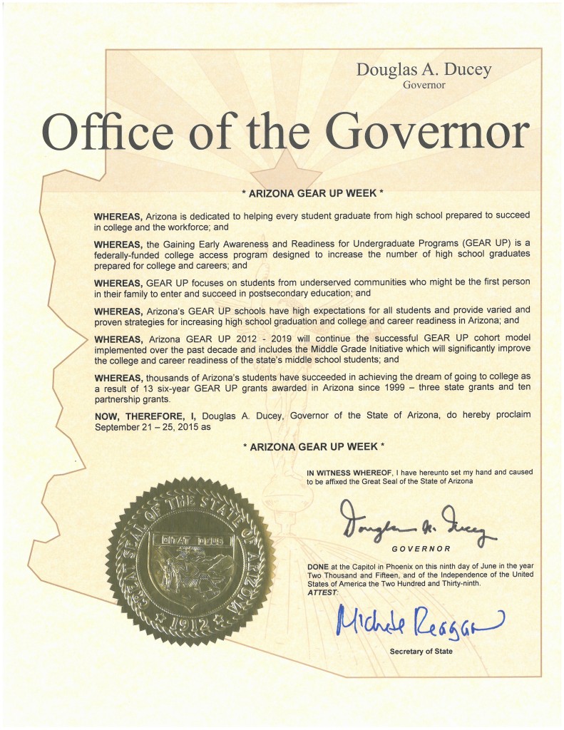 Governor's Proclamation