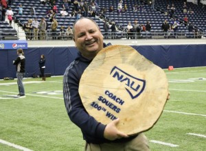 Coach Souers 100th win log