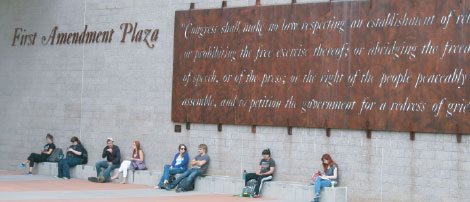 NAU's First Amendment Plaza