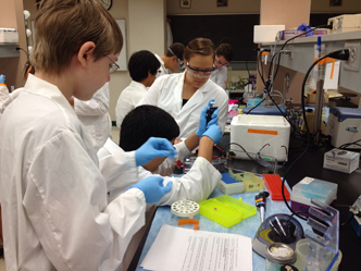 high school bioscience students
