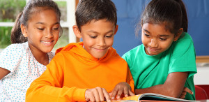 Children reading