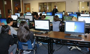 Students in a Sinagua classroom