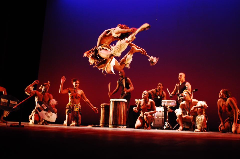 Step Afrika! on stage