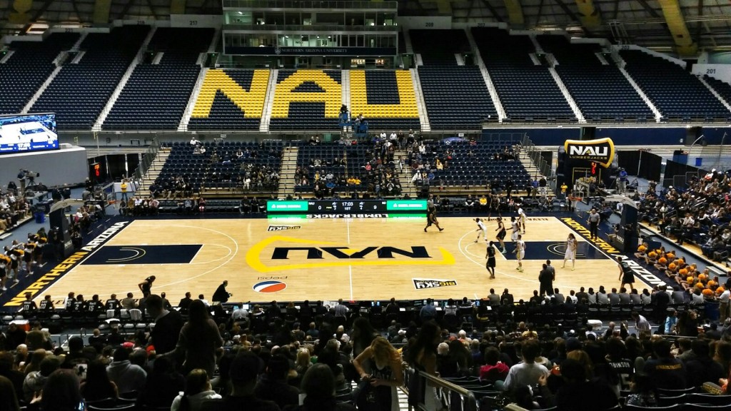 NAU basketball game