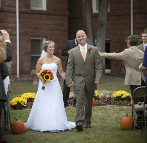 Phillips Old Main wedding