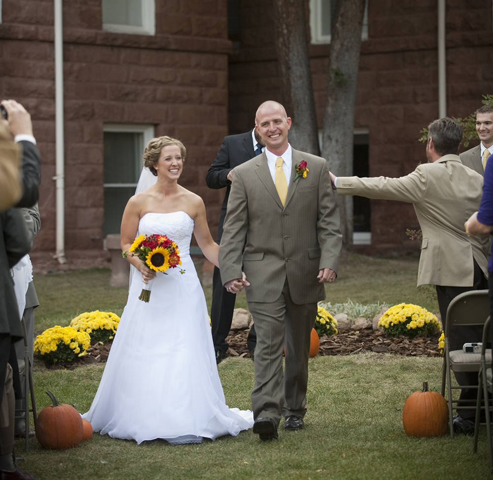 Phillips Old Main wedding