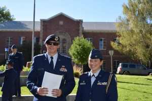 A few members of the society.