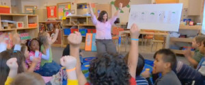 Trina Spencer in the classroom