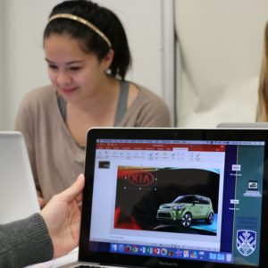 students' slide for the Kia Soul