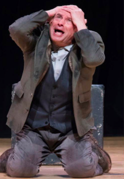 The Mitzvah Project actor on stage