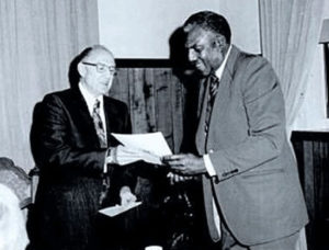Wilson Riles and Lawrence Walkup