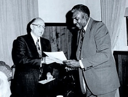 Wilson Riles and Lawrence Walkup