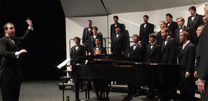 Choral studies on stage