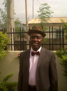 Visiting Fulbright physician Reginald Oputa