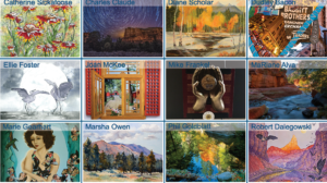 Collection of 12 paintings