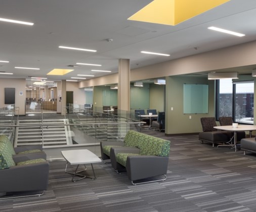 interior of Student and Academic Services building
