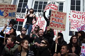 Rally about campus sexual assault prevention