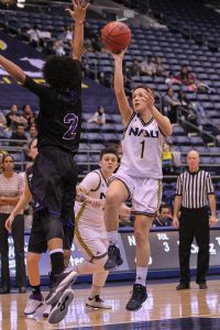 NAU basketball player Rene Coggins