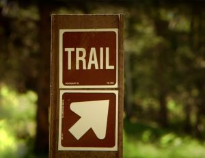Trail sign