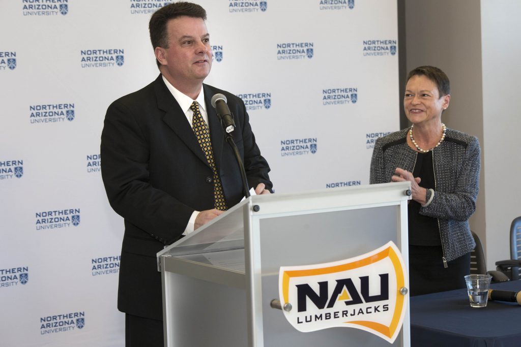 Mike Marlow and President Cheng