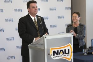 Mike Marlow and President Cheng