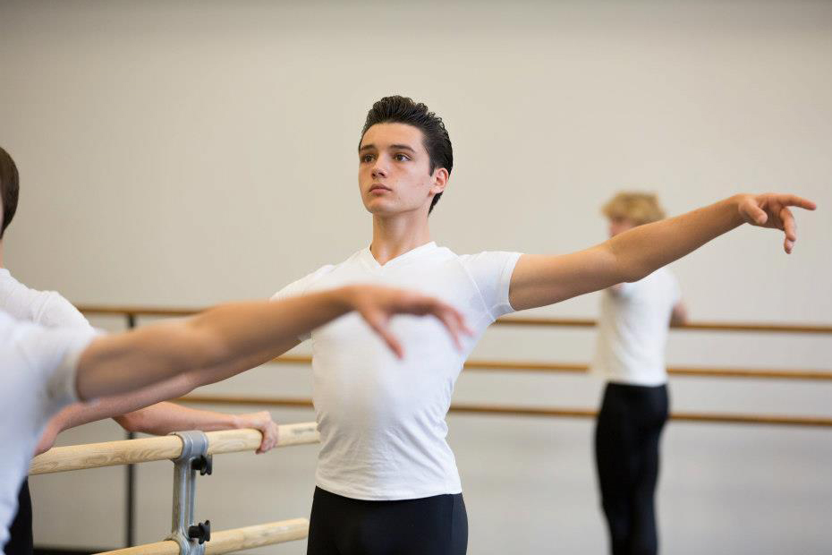 Male ballet dancer