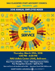 CSAC employee mixer flier